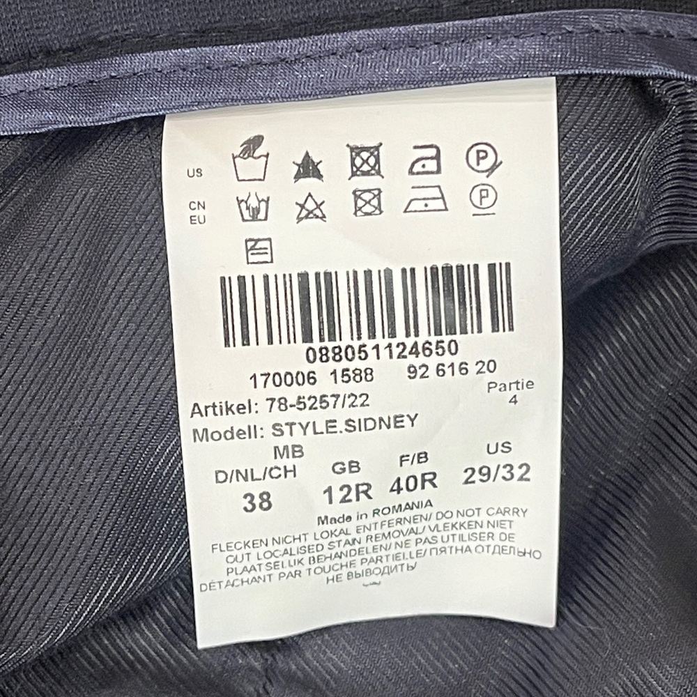 Brax Sidney Pant in Navy Blue 5 Pocket 29/32 - Picture 15 of 16